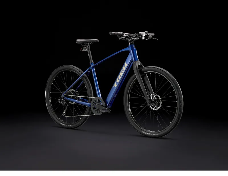 Trek Dual Sport+ 2 Hybrid eBike in Hex Blue X-Large-11